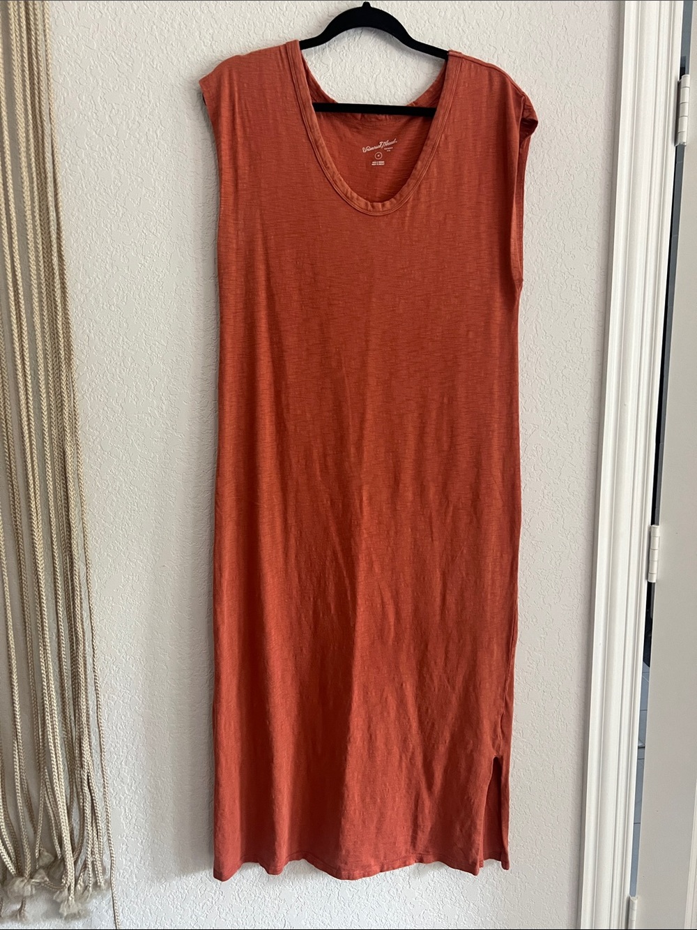 Universal Thread Rust Orange Maxi Dress